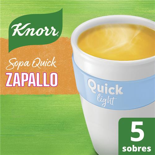 SOPA QUICK LIGHT ZAPALLO  KNORR x 5 sobres