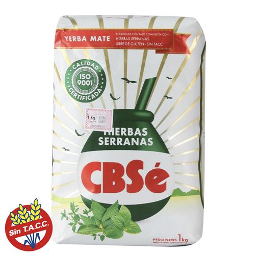 YERBA MATE HIERBAS SERRANAS CBSE x 1kg