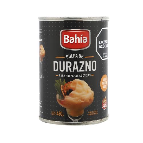 PULPA DE DURAZNO BAHIA x 420g