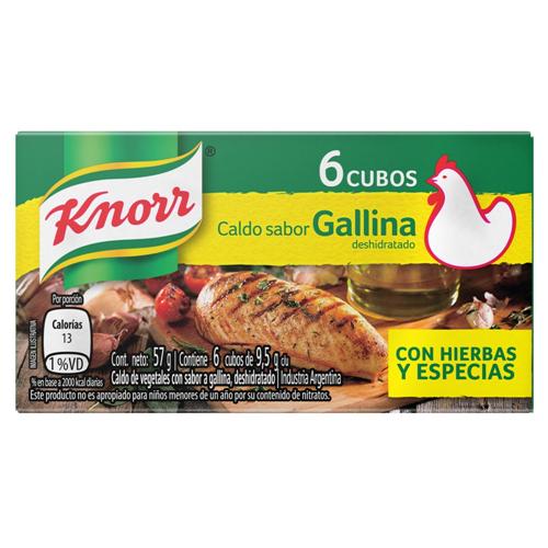CALDO DE GALLINA KNORR x 2u