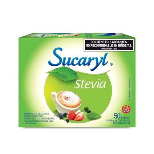 EDULCORANTE SUCARYL STEVIA x 50u