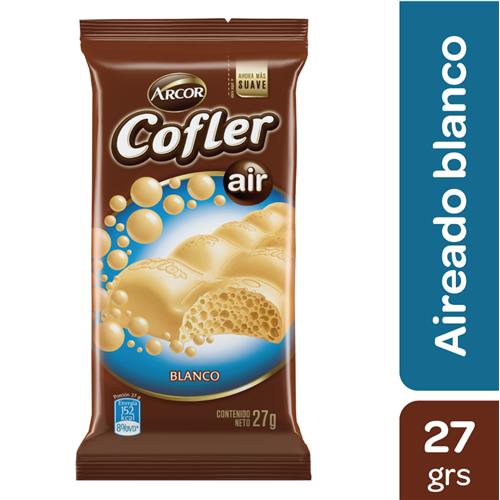 CHOCOLATE COFLER AIR BLANCO x 27g