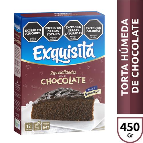 TORTA CHOCOLATE EXQUISITA x 450g