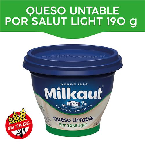 QUESO UNTABLE MILKAUT P SALUT LIGHT x 190g