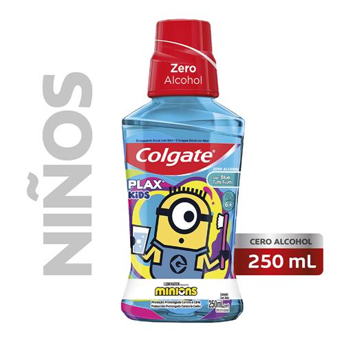 ENJUAGUE BUCAL PLAX MINIONS COLGATE x 250ml