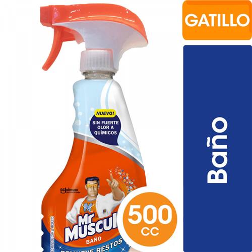 LIMPIADOR BAÑO MR MUSCULO GAT x 500ml