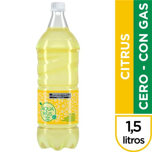 AQUARIUS CITRUS LEV GASIF x 1.5L