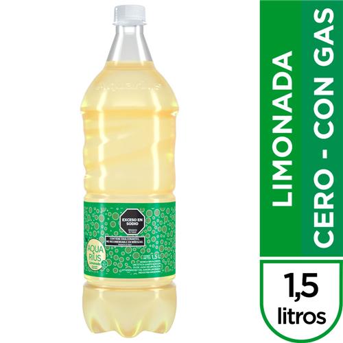 AQUARIUS LIMONADA LEV GASIF x 1.5L