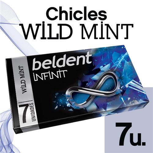 CHICLE BELDENT INFINIT WILD MINT x 7 u