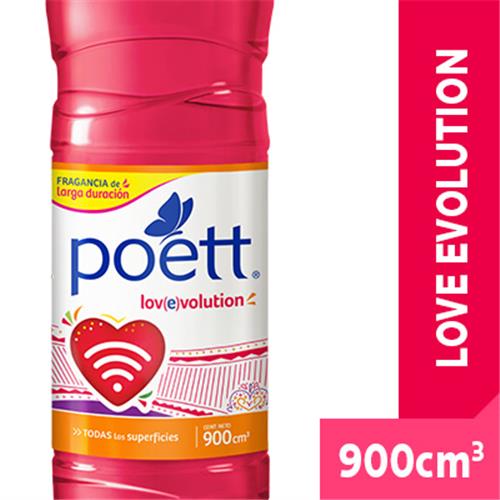 LIMPIADOR LIQUIDO LOVE EVOLUTION POETT x1.8lts