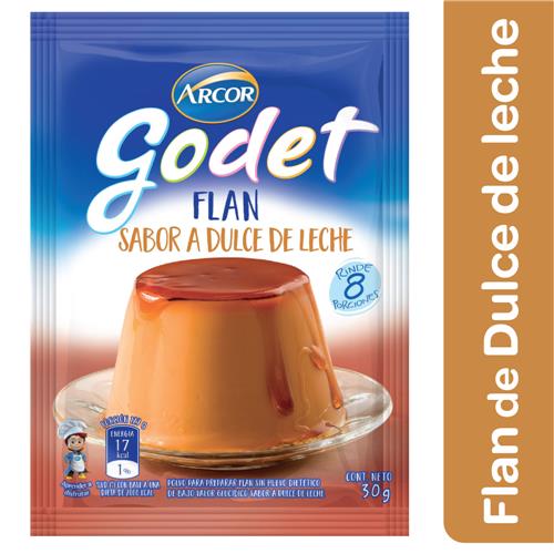 FLAN DULCE DE LECHE GODET x 25g