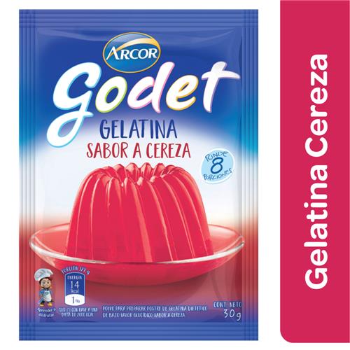 GELATINA CEREZA GODET x 25gr
