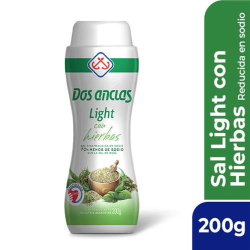 SAL FINA SALERO DOS ANCLAS LIGHT C HIERBAS x 200g