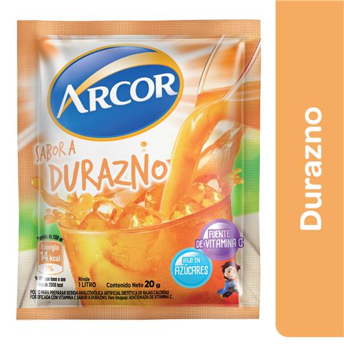 JUGO POLV ARCOR DURAZNO x u