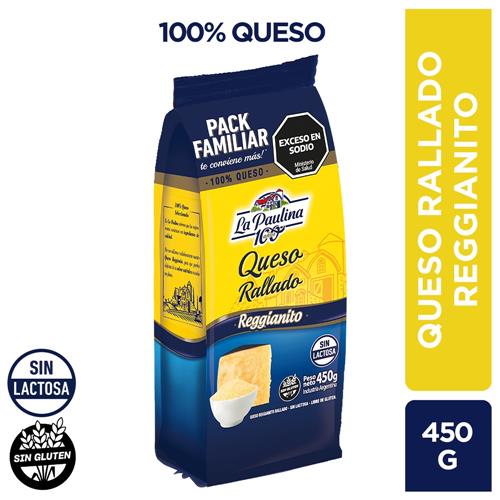 QUESO RALLADO LA PAULINA x 450g