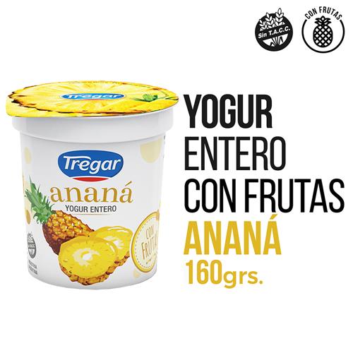 YOGUR ENT ANANA TREGAR x 160g