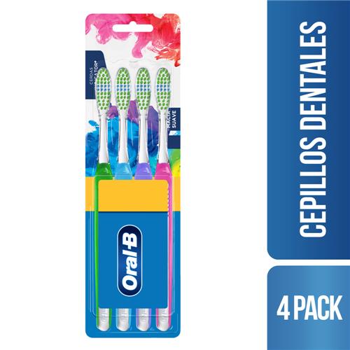 CEPILLO ORAL B INDICATOR PACK x 4u