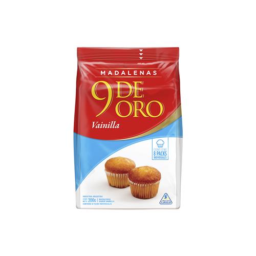 MADALENAS 9 DE ORO VAINILLA x 200g