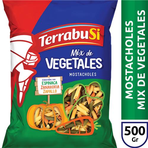 MOSTACHOLES MIX VEG TERRABUSSI x 500g