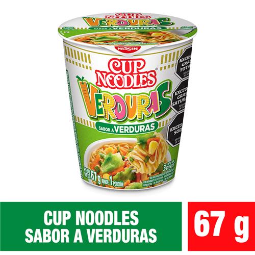 CUP NOODLES SABOR VERDURA x 67g