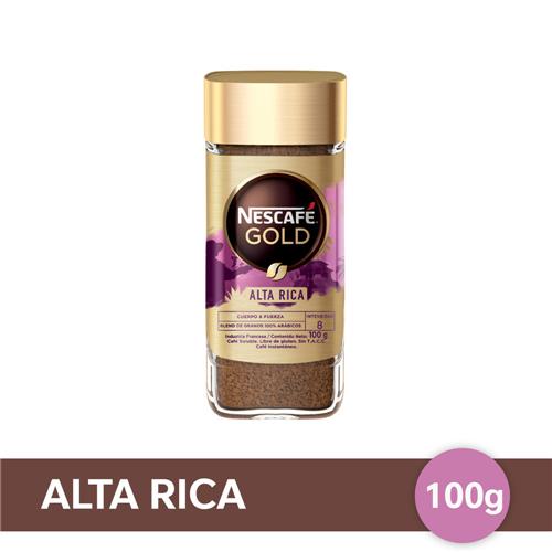 CAFE GOLD ALTA RICA NESCAFE FRASCO x100grs