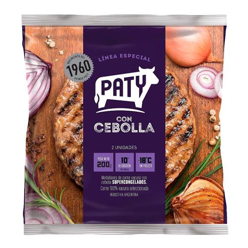 HAMBURGUESA C/CEBOLLA PATY x 200grs