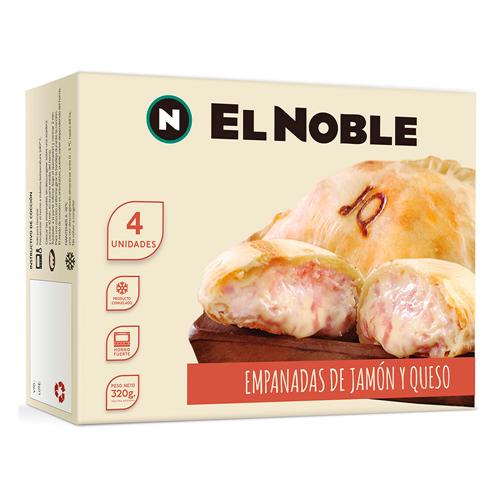 EMPANADAS DE JAMON Y QUESO PALADINI x 320g