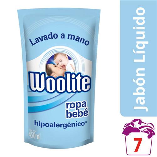 JABON LIQUIDO WOOLITE ROPA BEBE x 450ml