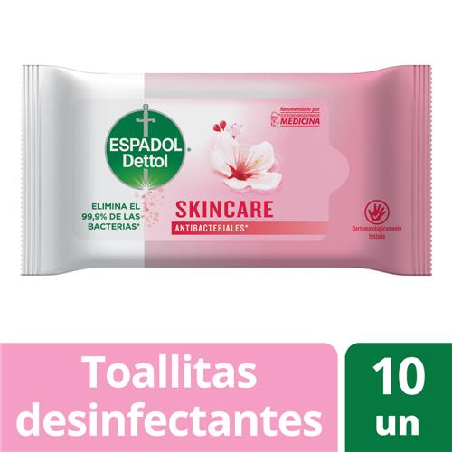 TOALLAS HUMEDAS SKINCARE ESPADOL x 10u