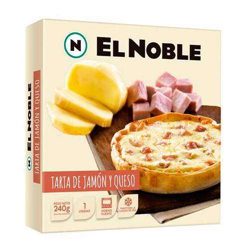 TARTA DE JAMON Y QUESO EL NOBLE x 300g
