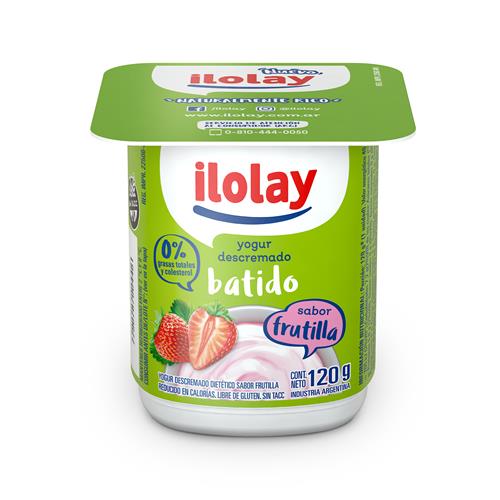 YOGUR DESC c/FRUTILLAS ILOLAY x150grs