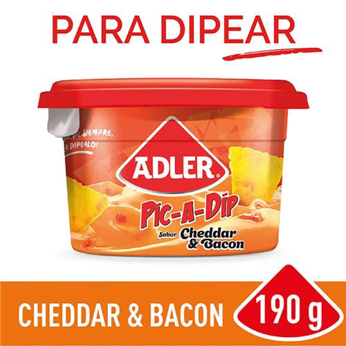 QUESO PIC A DIP CHEDDAR ADLER x 190grs