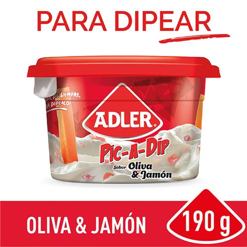 QUESO PIC A DIP JAMON ADLER x 190grs