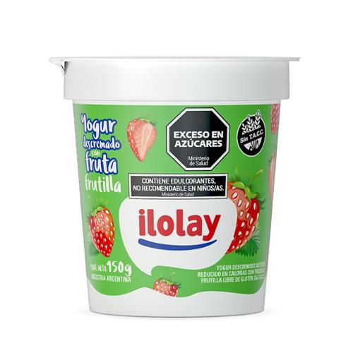 YOGUR DESC c/ TROZOS FRUTILLA ILOLAY 150gr