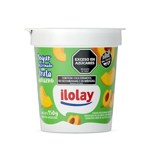 YOGUR DESC c/TROZOS DURAZNO ILOLAY150gr