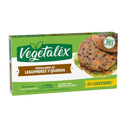 MEDALLON LEGUM Y QUINOA VEGETALEX x 300g