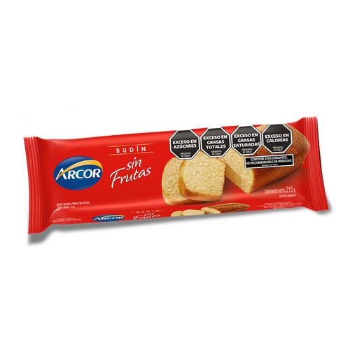 BUDIN S/FRUTAS ARCOR x 215g
