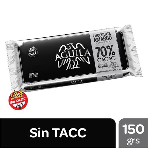 CHOCOLATE AGUILA 70% CACAO x 150g