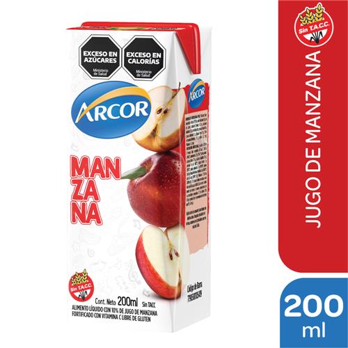 JUGO ARCOR MANZANA x200ml