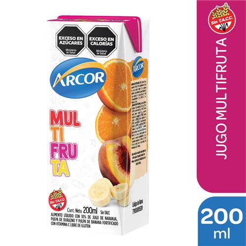 JUGO ARCOR MULTIFRUTA x200ml