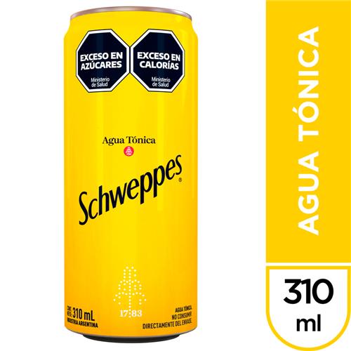 SCHWEPPES AGUA TONICA x 310ml
