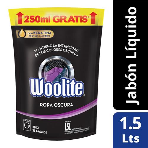 WOOLITE LIQ ROPA OSCURA DP x 1.5L