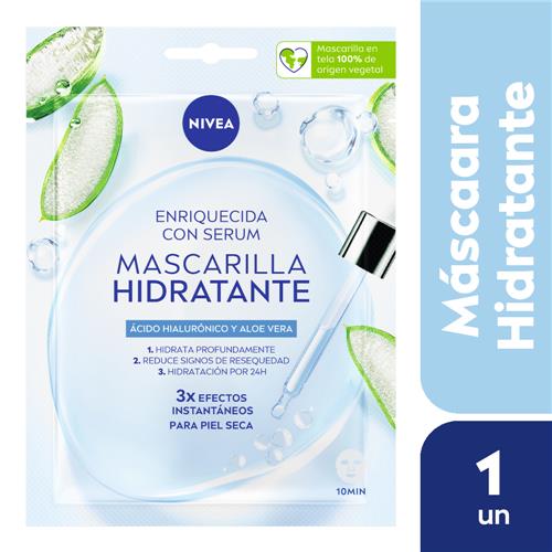 MASCARILLA HIDRATANTE ACIDO HIALURONICO Y ALOE VERA