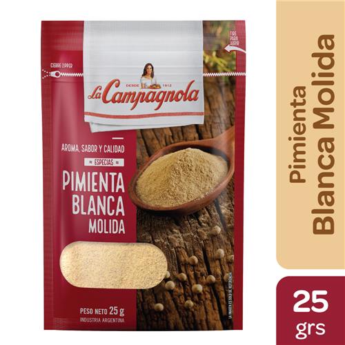 PIMIENTA BLANCA MOLIDA x 25g