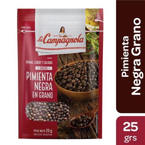 PIMIENTA NEGRA EN GRANO LA CAMPAGNOLA x 25g