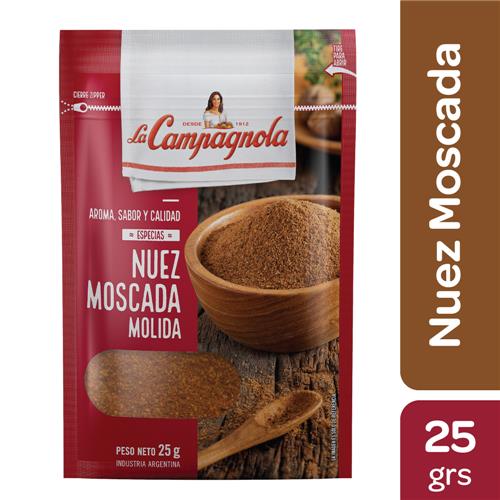 NUEZ MOSCADA MOLIDA LA CAMPAGNOLA x 25g