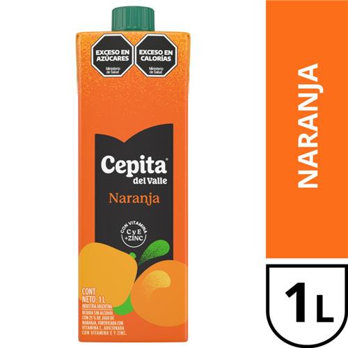 JUGO CEPITA NARANJA TETRA x 1L