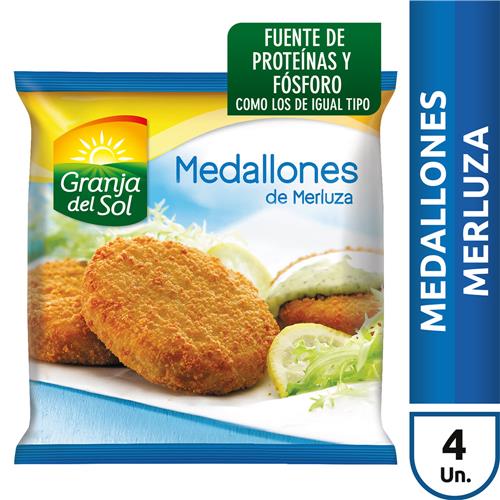 MEDALLON MERLUZA GRANJA DEL SOL x450grs