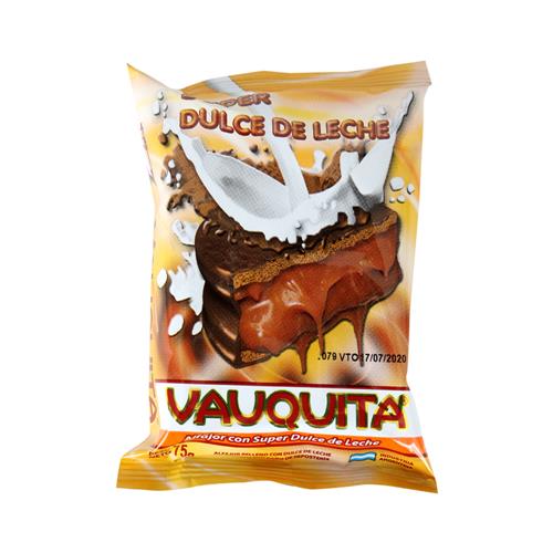 ALFAJOR VAUQUITA SUPER DULCE DE LECHE 75gr