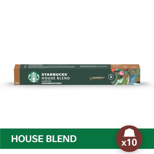 CAPSULAS CAFE STARBUCKS HOUSE BLEND x 10u